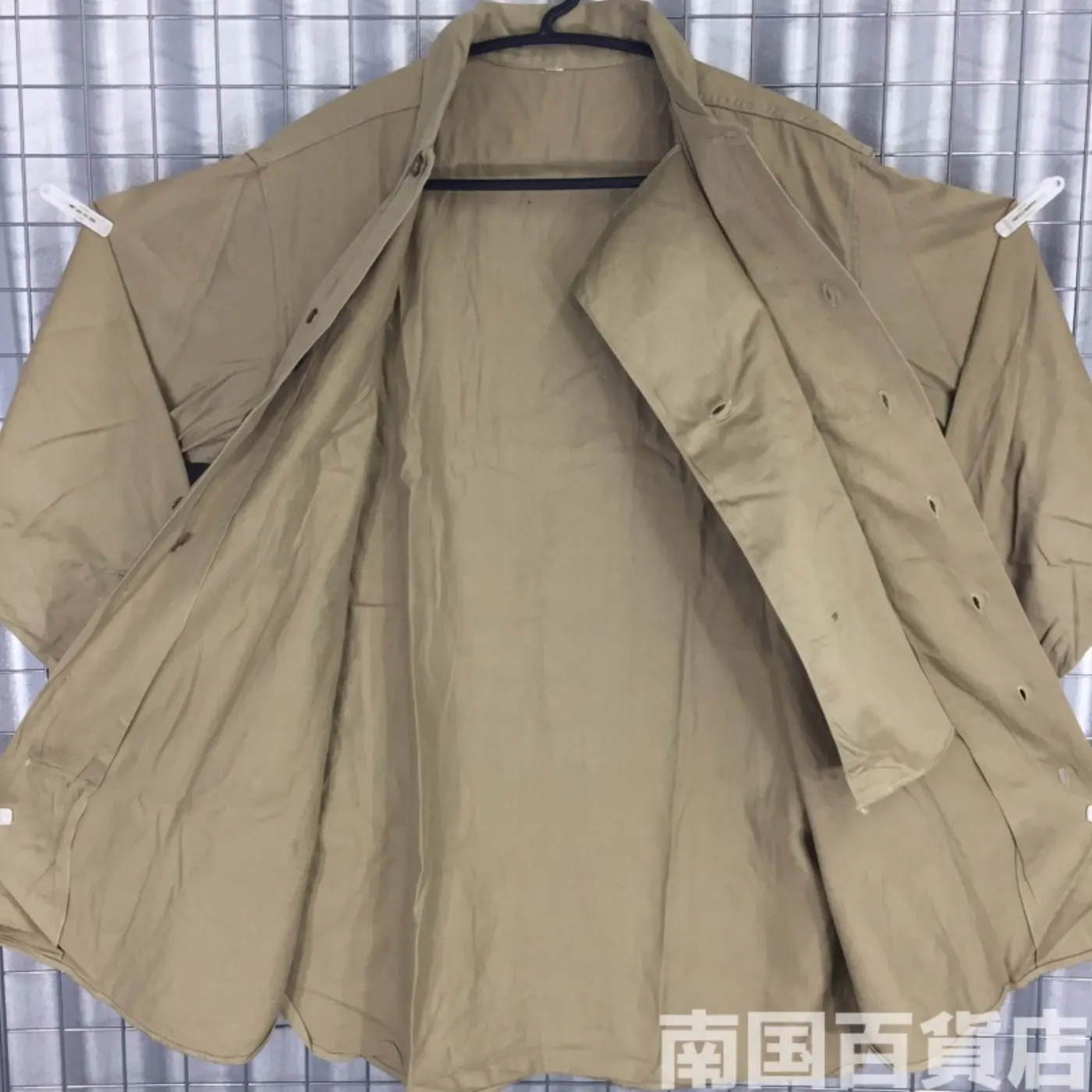 USMC カーキードレスシャツ (長袖) サイズ不明 中古良品 記録写真4