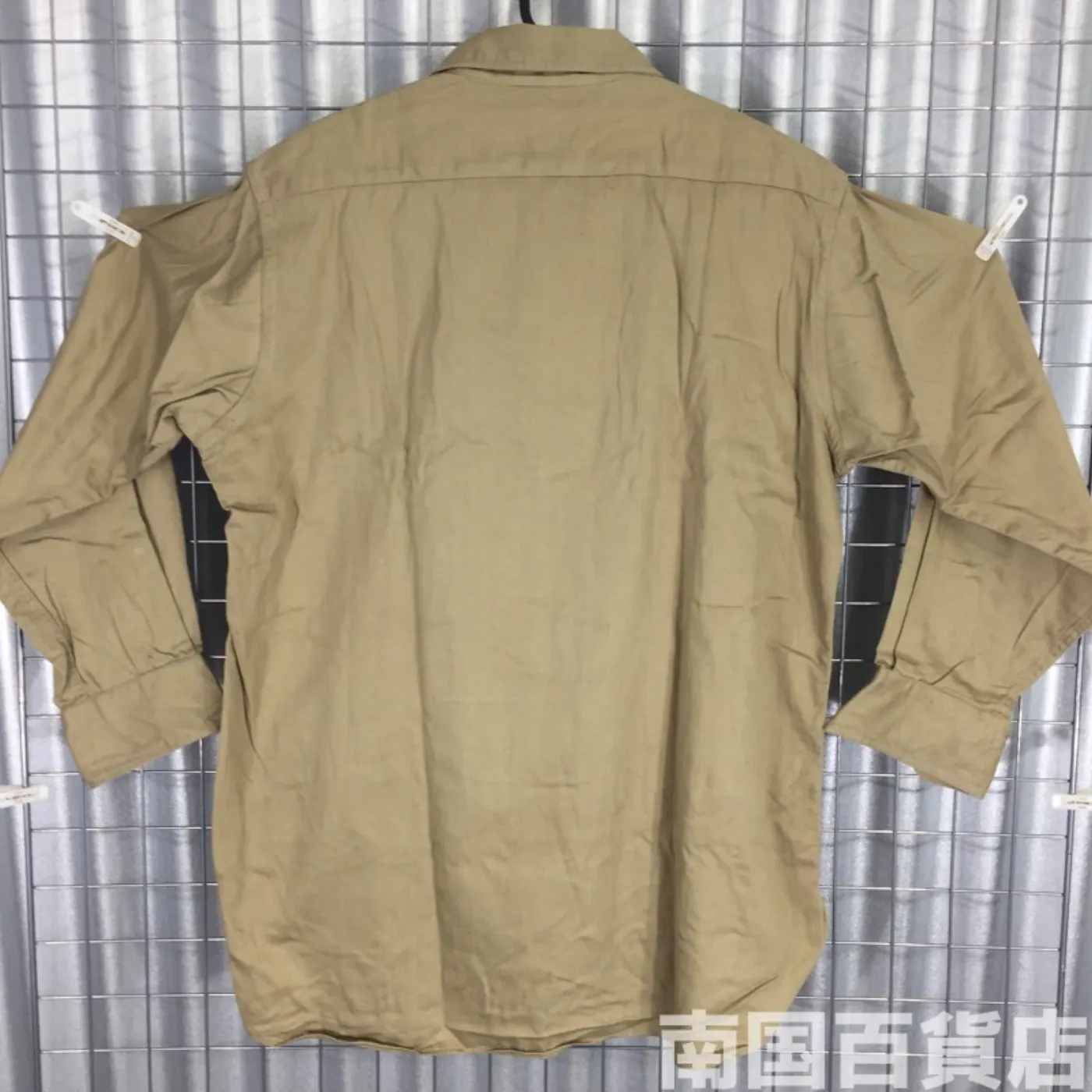 USMC カーキードレスシャツ (長袖) サイズ不明 中古良品 記録写真2