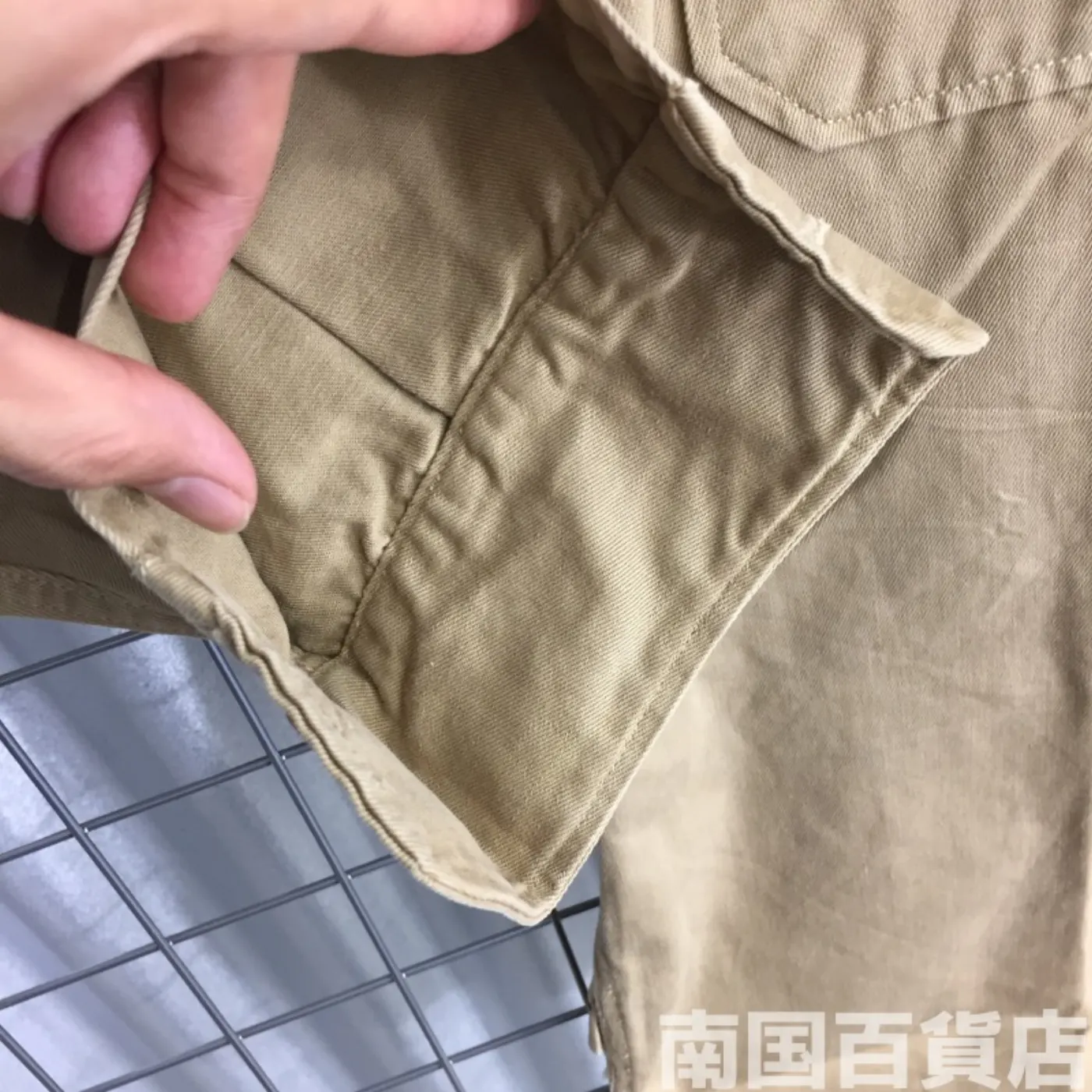 USMC カーキードレスシャツ (長袖) サイズ不明 中古良品 記録写真10