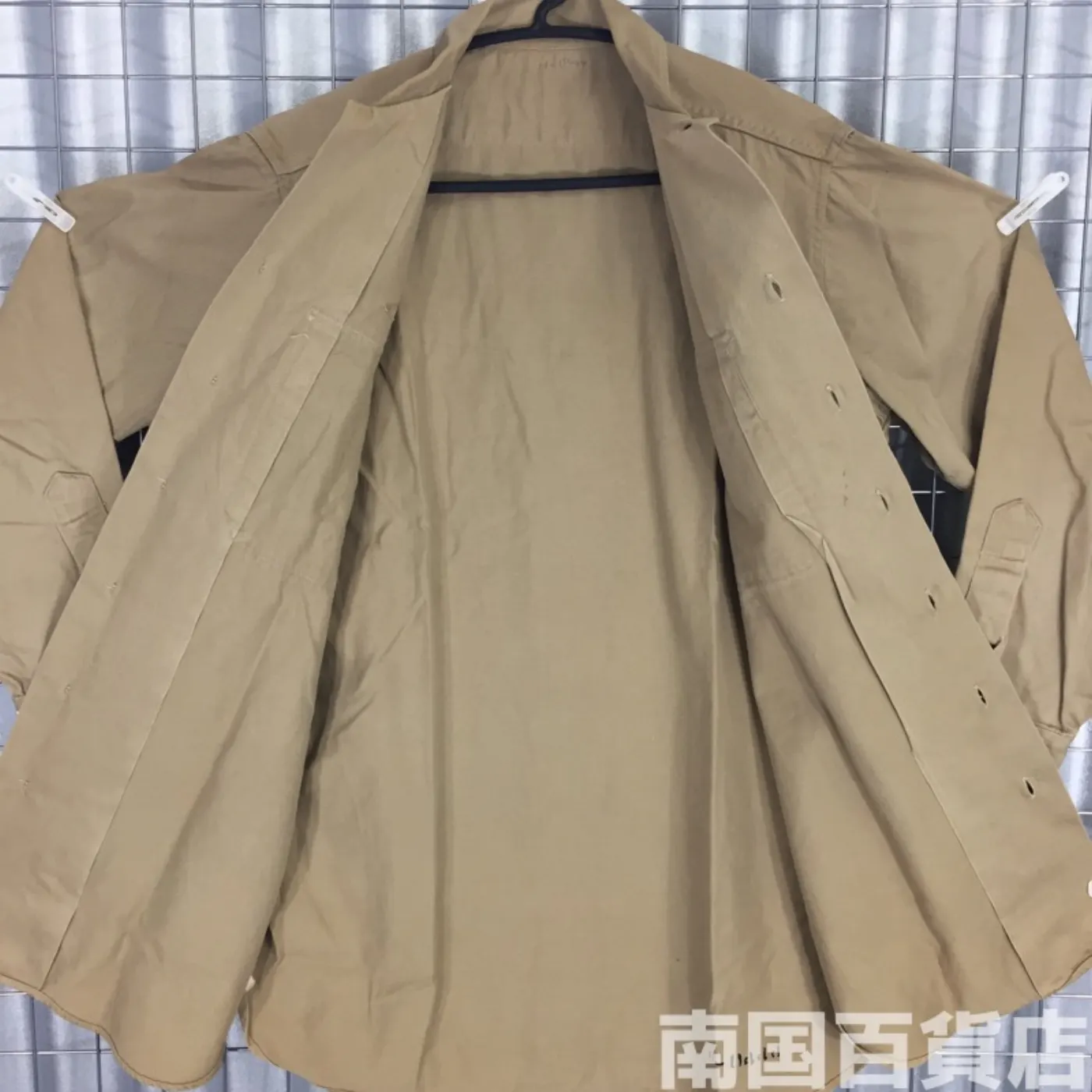USMC カーキードレスシャツ (長袖) サイズ不明 中古良品 記録写真4