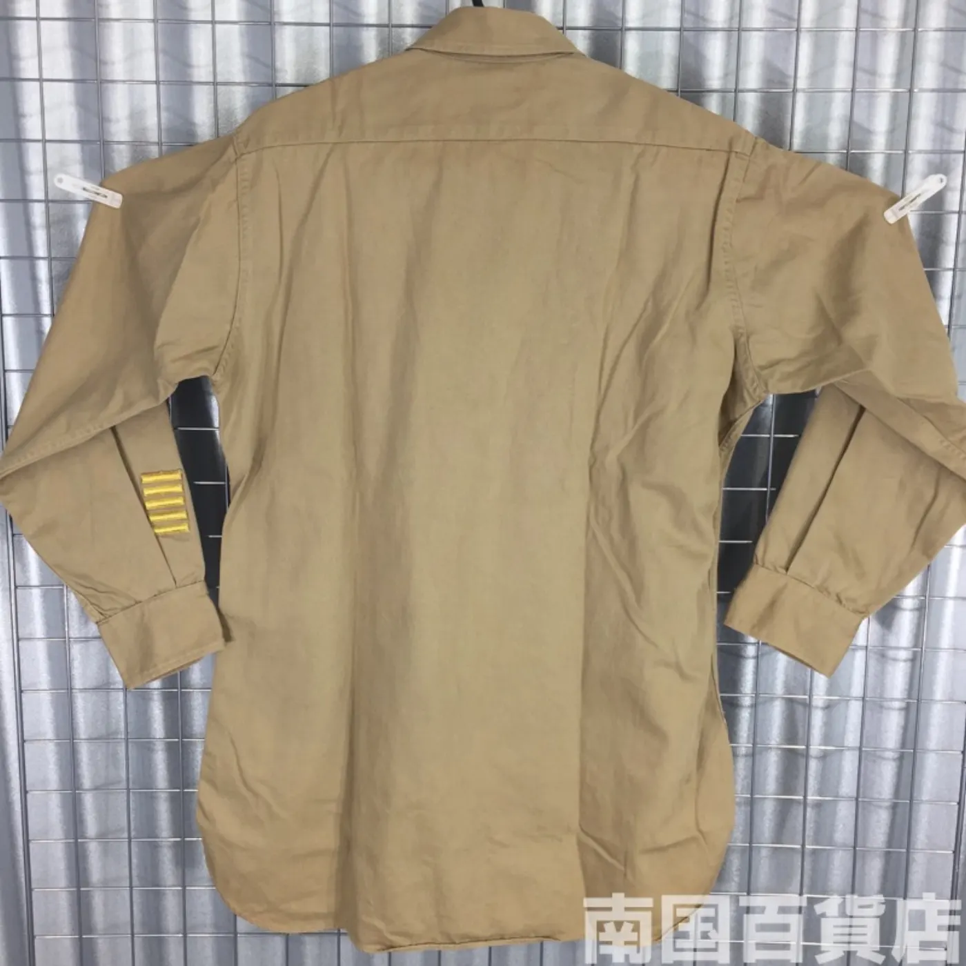 USMC カーキードレスシャツ (長袖) サイズ不明 中古良品 記録写真2
