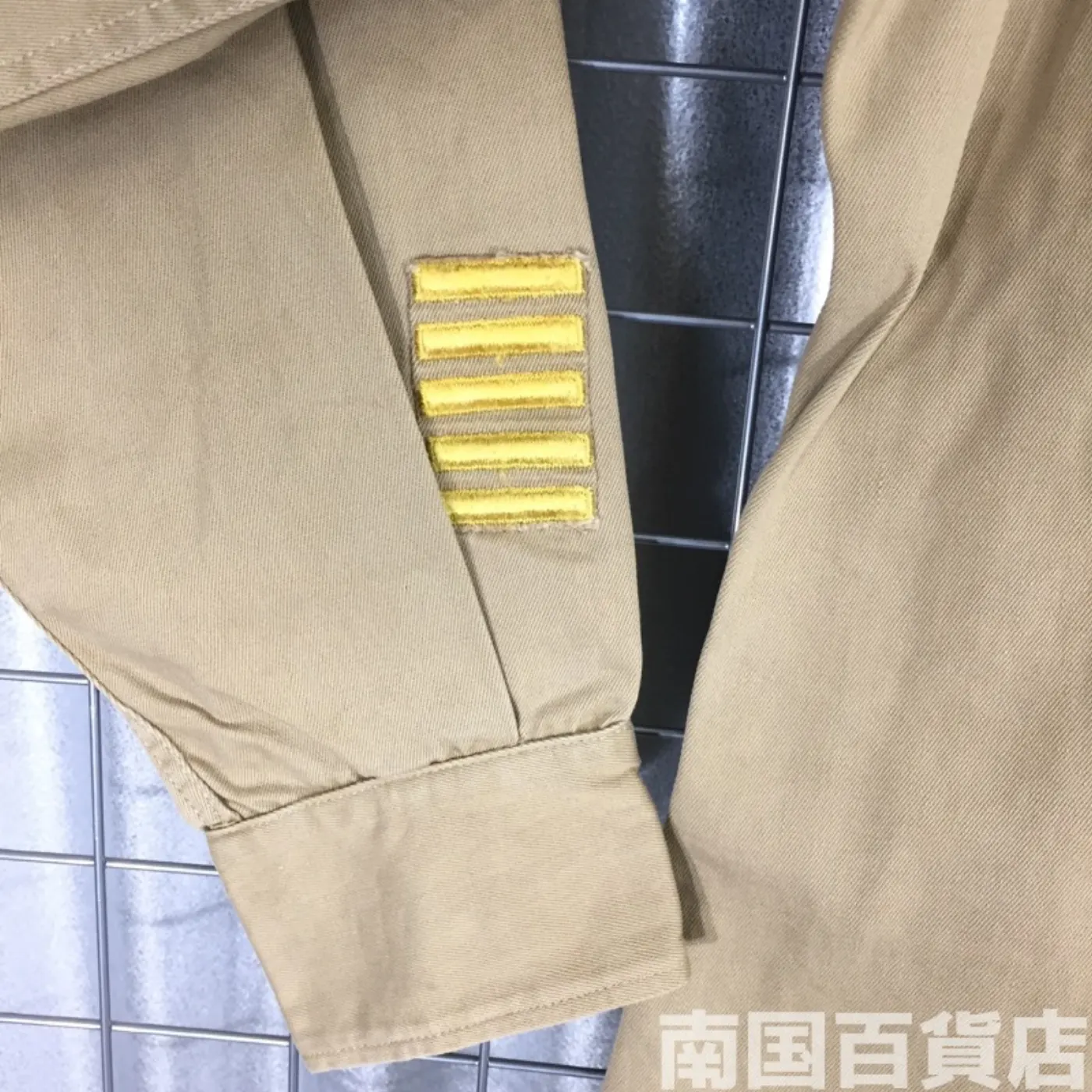 USMC カーキードレスシャツ (長袖) サイズ不明 中古良品 記録写真9