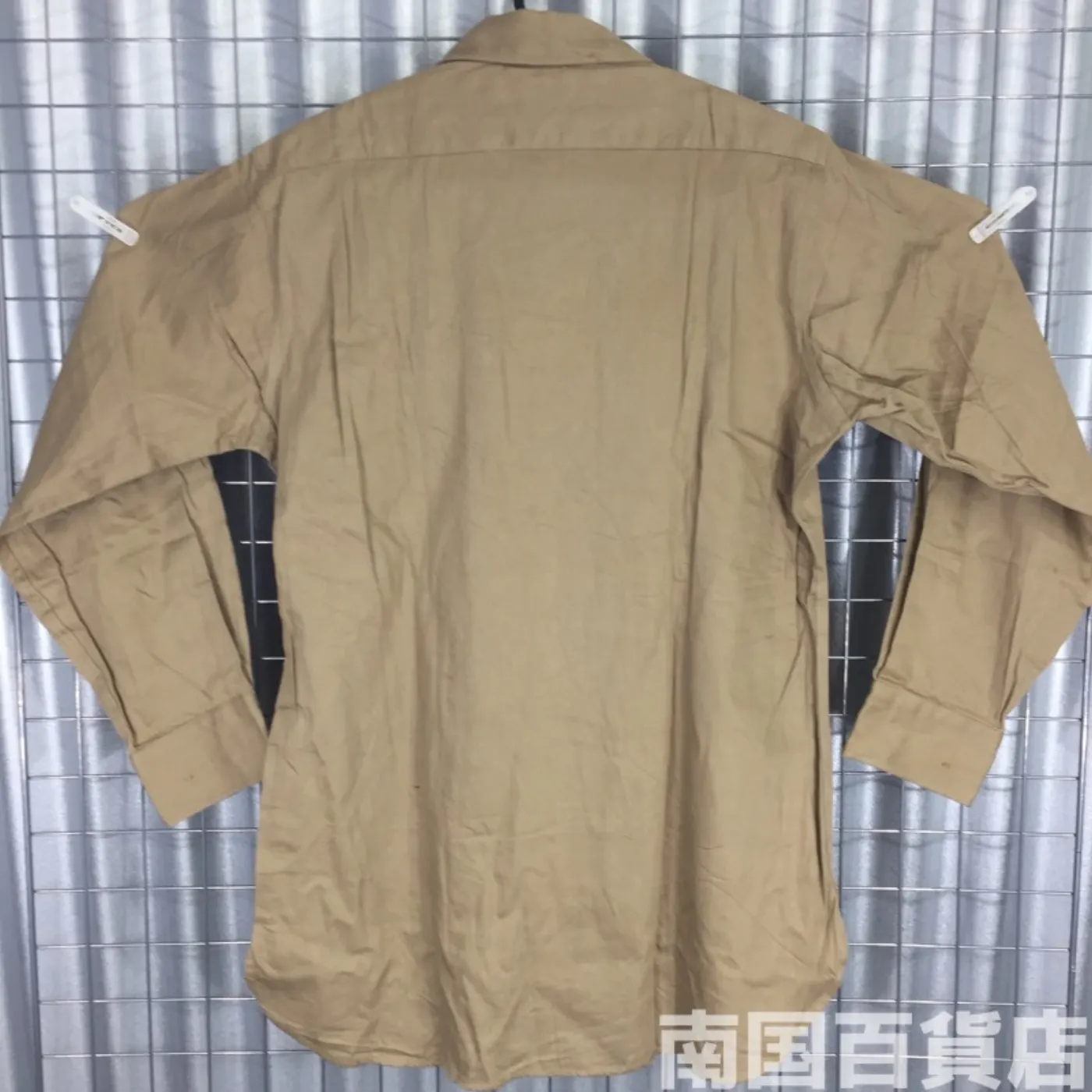USMC カーキードレスシャツ (長袖) 15-33 中古良品 記録写真2