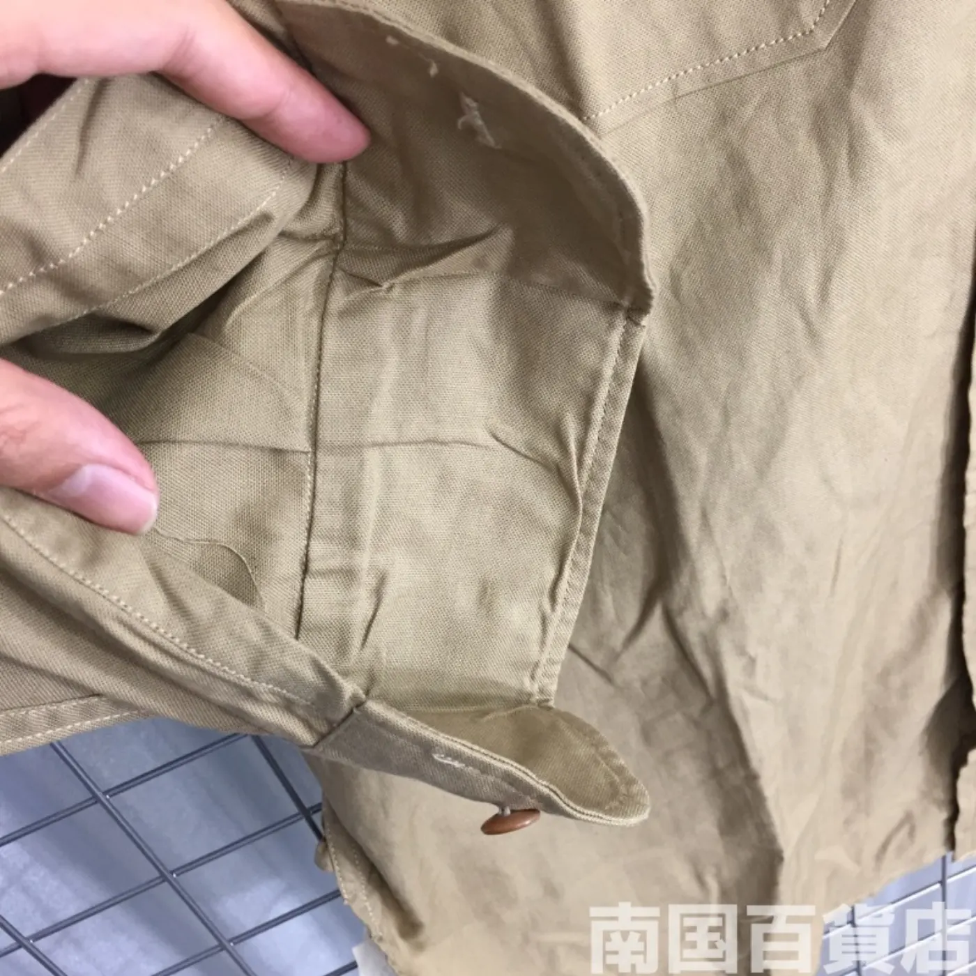 USMC カーキードレスシャツ (長袖) 15 1/2-33 中古良品 記録写真7