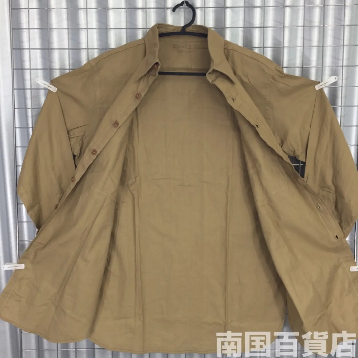 USMC カーキードレスシャツ (長袖) 15 1/2 - 33 中古良品 記録写真6