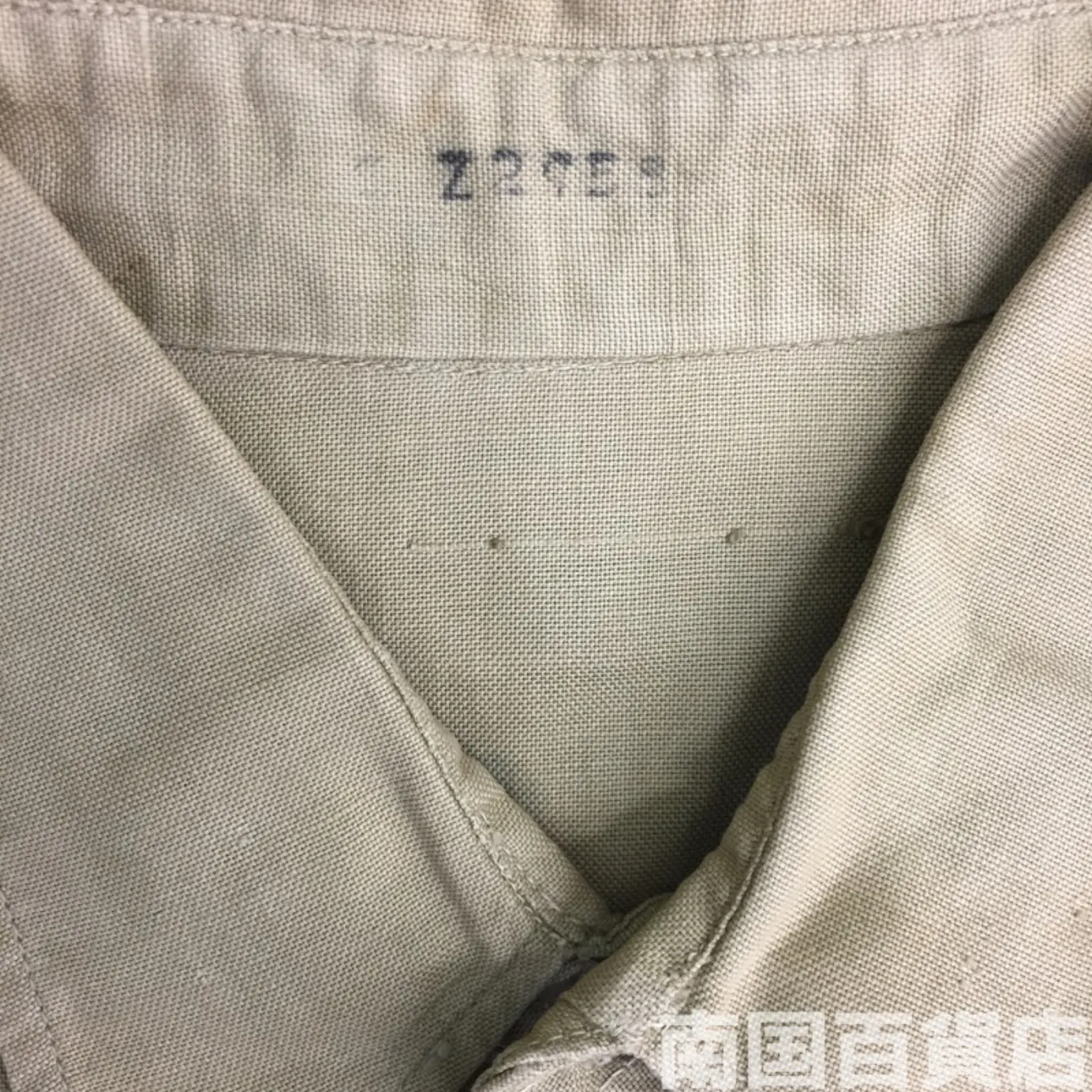 USMC カーキードレスシャツ (長袖) サイズ不明 中古良品 記録写真3