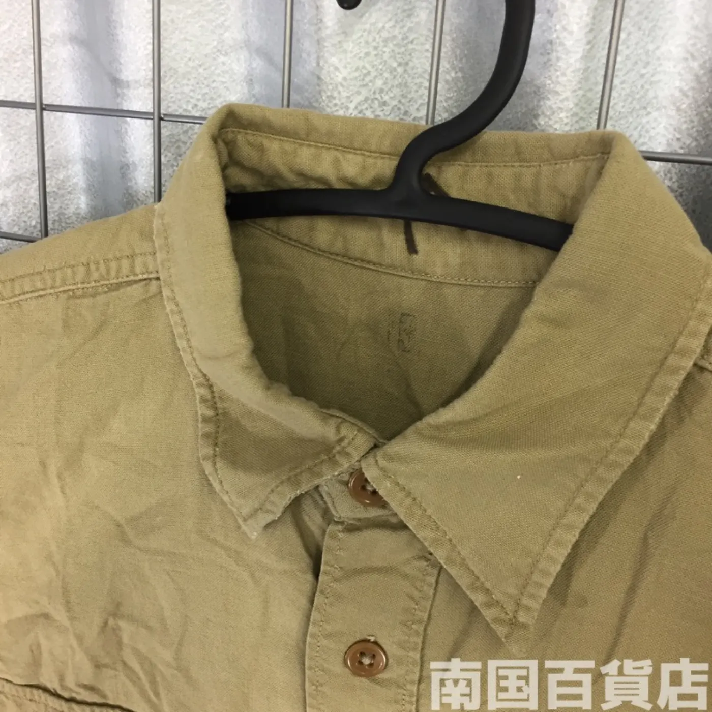 USMC カーキードレスシャツ （長袖） サイズ不明 中古良品 記録写真4