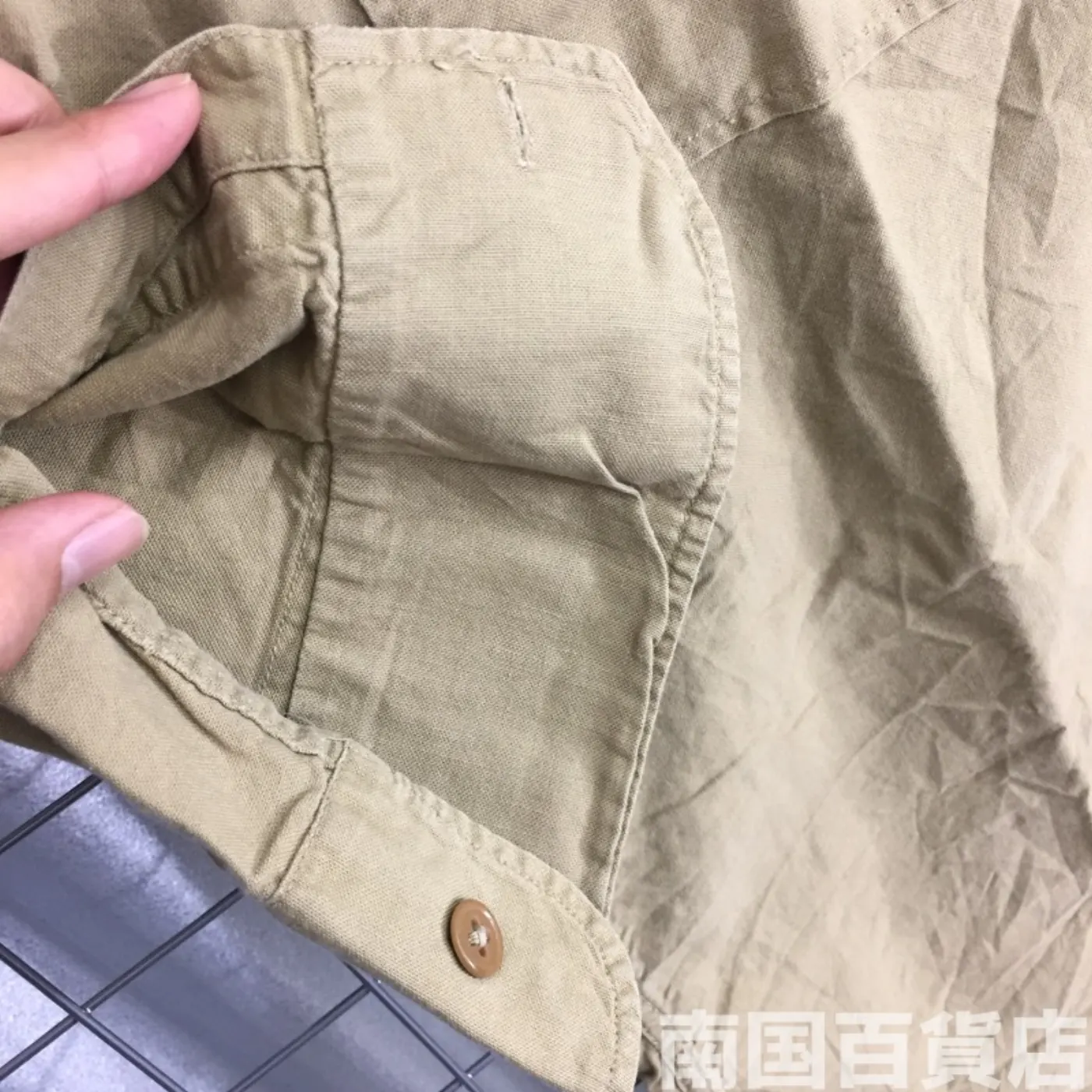 USMC カーキードレスシャツ （長袖） サイズ不明 中古良品 記録写真7