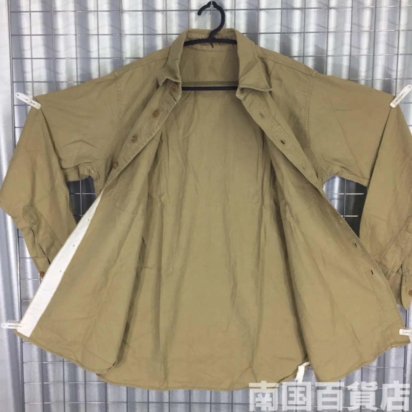 USMC カーキードレスシャツ （長袖） サイズ不明 中古良品 記録写真5