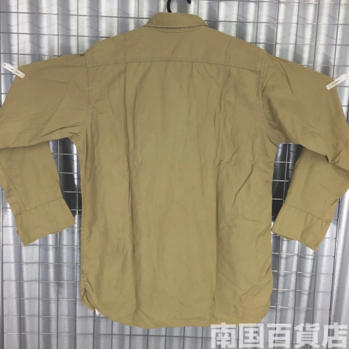 USMC カーキードレスシャツ （長袖） サイズ不明 中古良品 記録写真2
