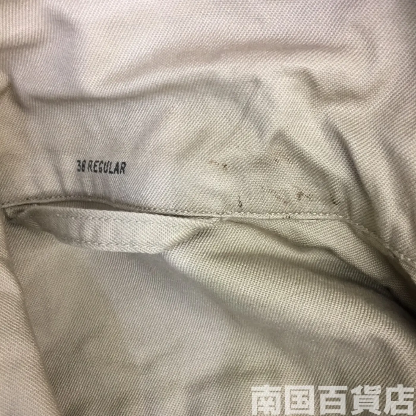 JACKET MANS COTTON TAN TROPICAL 38R 中古良品 記録写真6