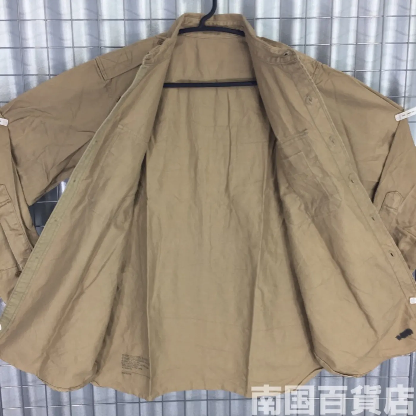 USMC カーキードレスシャツ (長袖) 15 1/2 - 32 中古品 記録写真6