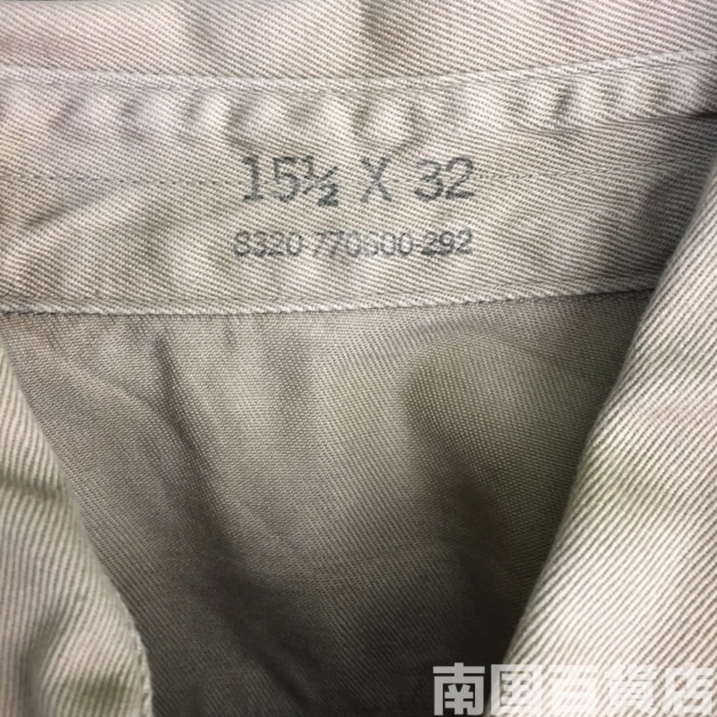 USMC カーキードレスシャツ (長袖) 15 1/2 - 32 中古品 記録写真4