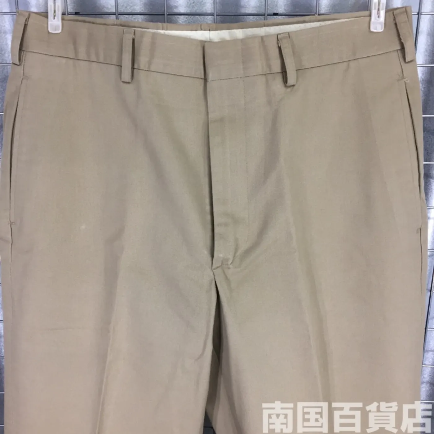 カーキードレスパンツ 32R 中古良品 記録写真4