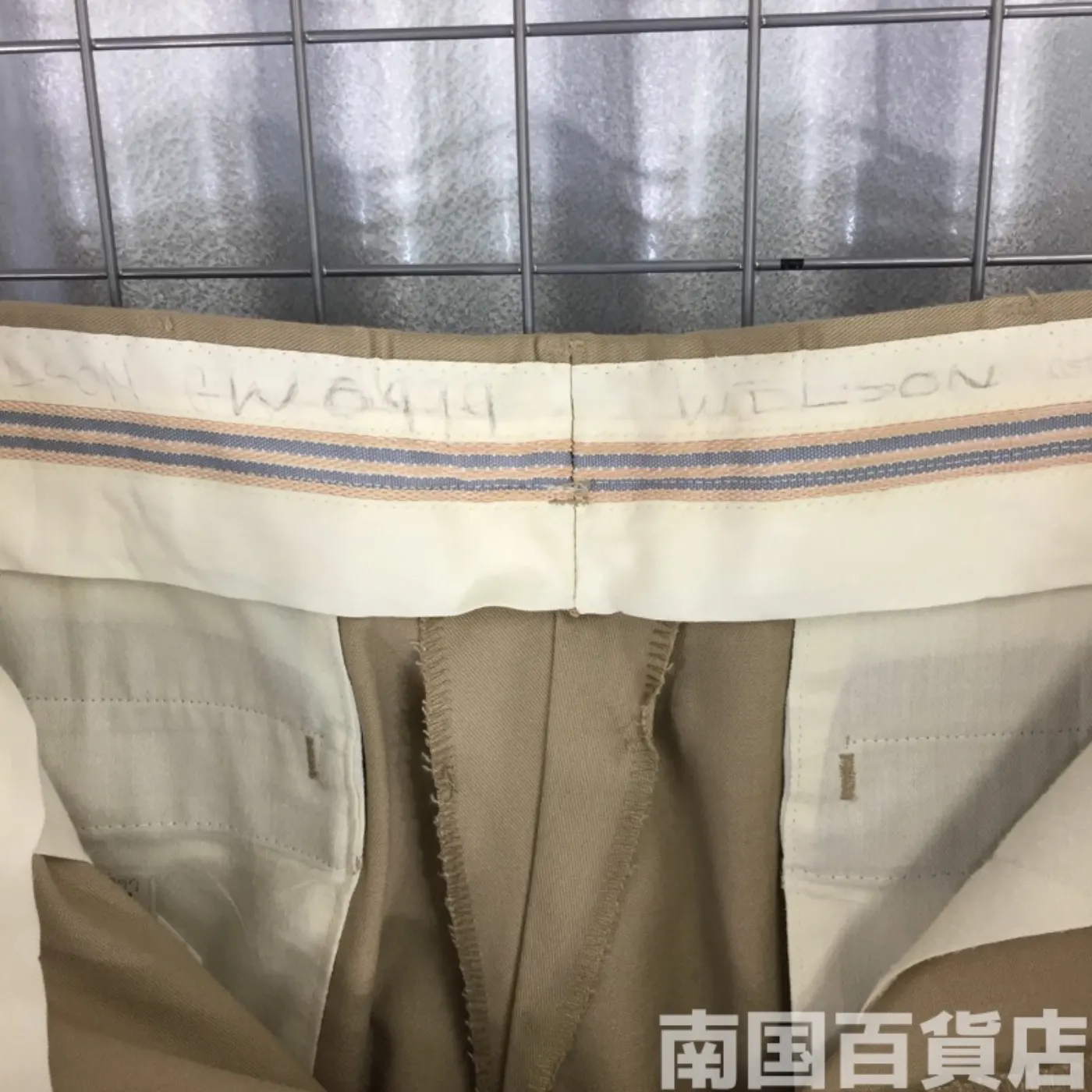 カーキードレスパンツ 32R 中古良品 記録写真9