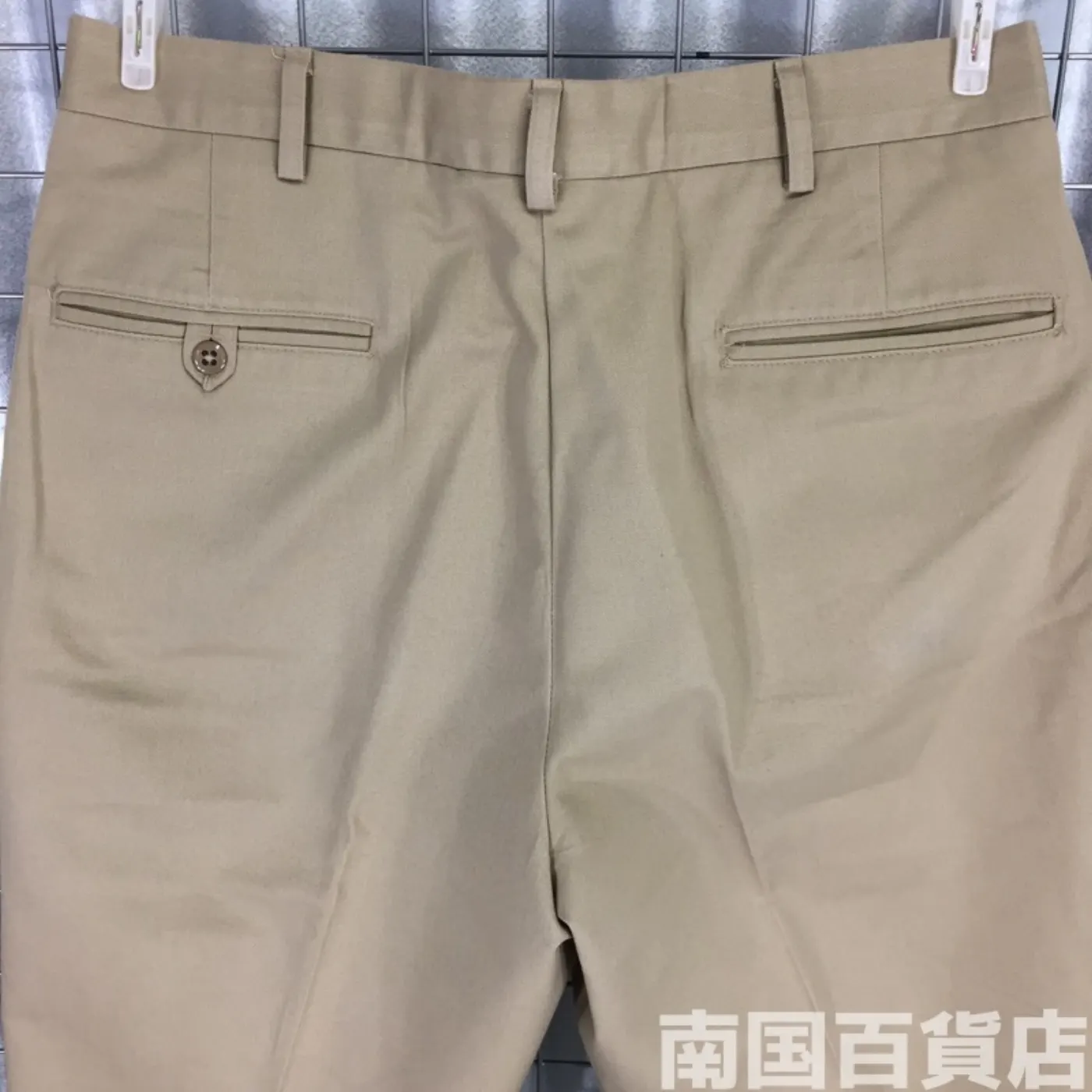 カーキードレスパンツ 32R 中古良品 記録写真6