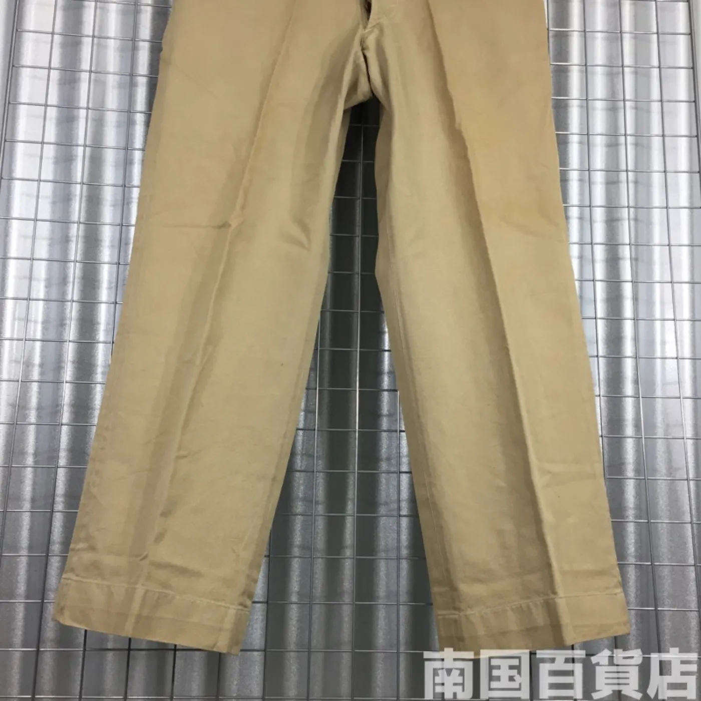 カーキードレスパンツ 不明 新品 記録写真8