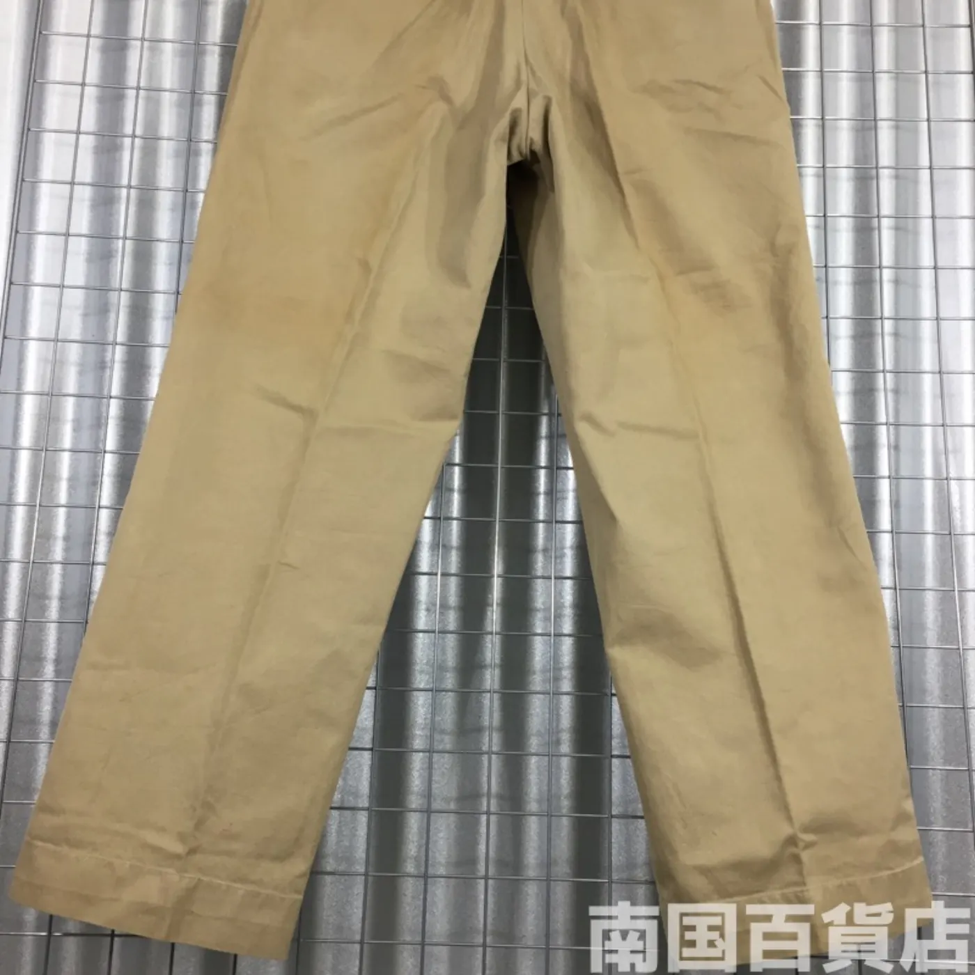 カーキードレスパンツ 不明 新品 記録写真9