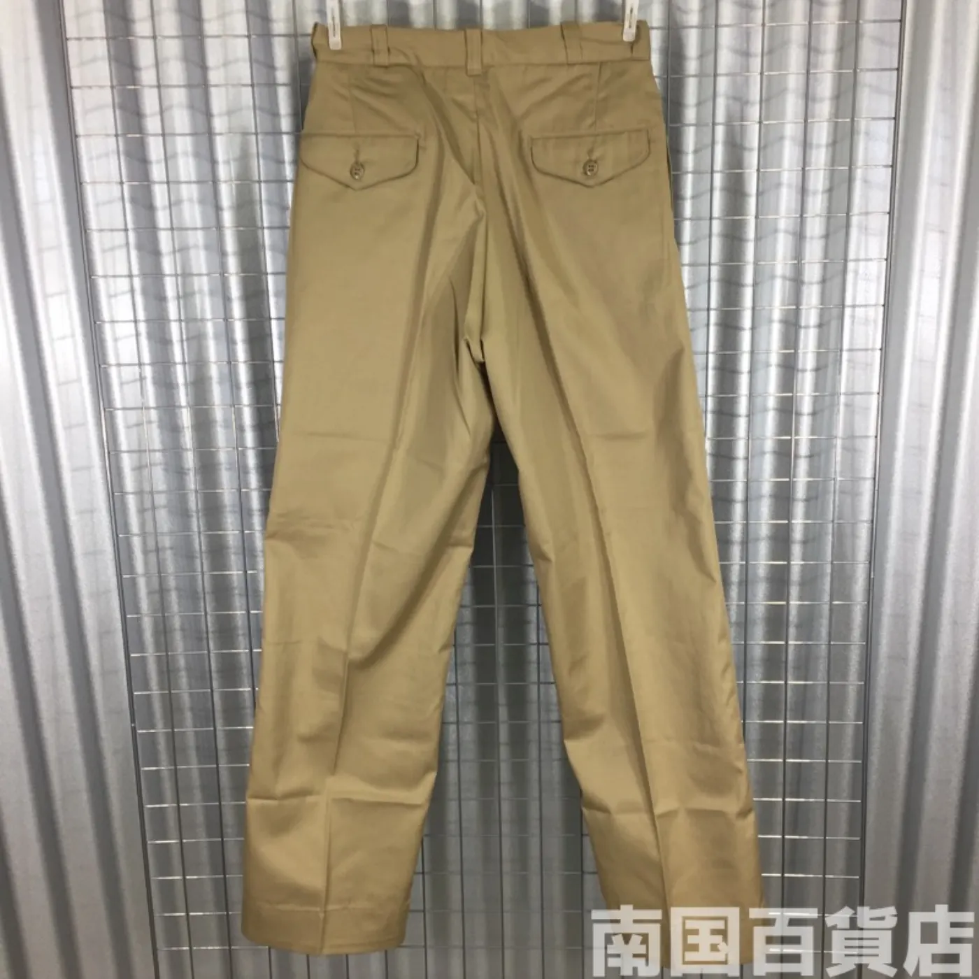 カーキードレスパンツ 30×31 新品 記録写真2