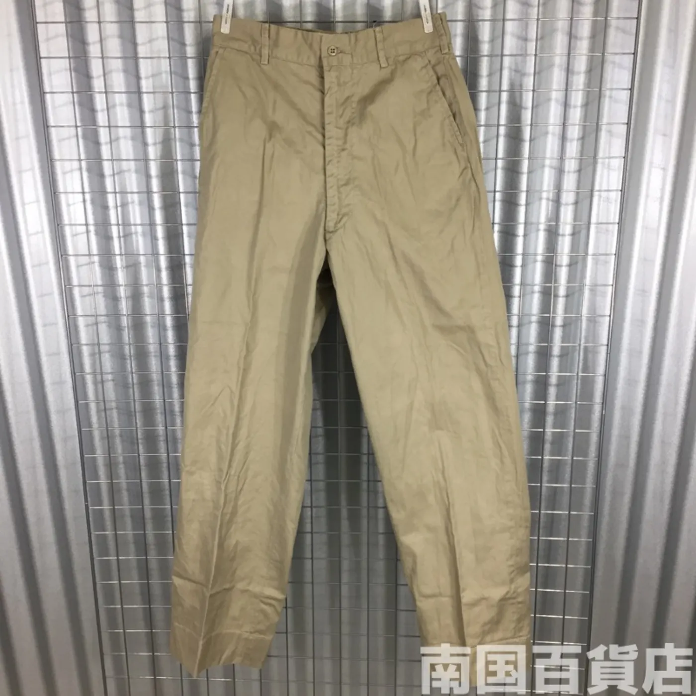 カーキードレスパンツ 30L 中古良品 記録写真1