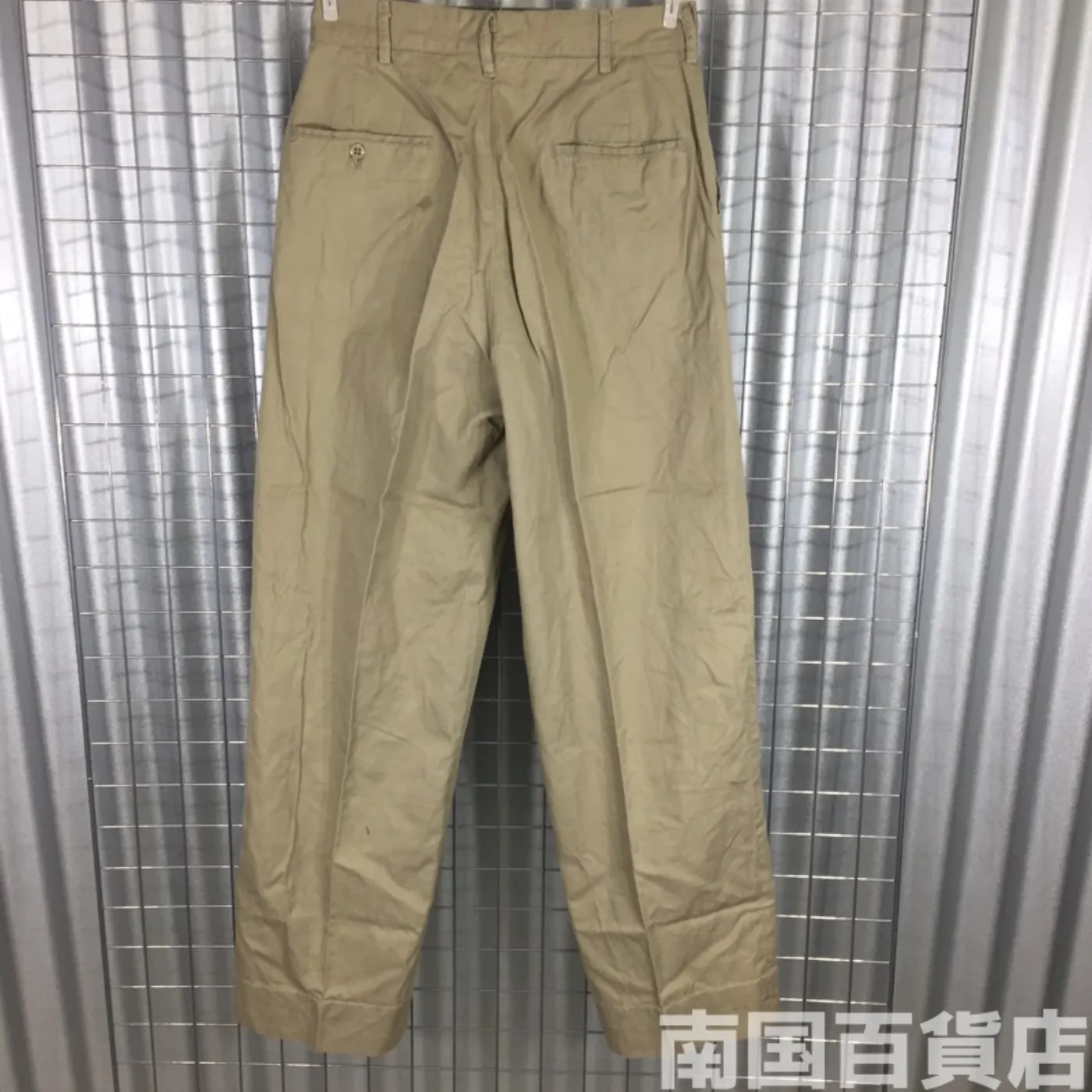 カーキードレスパンツ 30L 中古良品 記録写真2