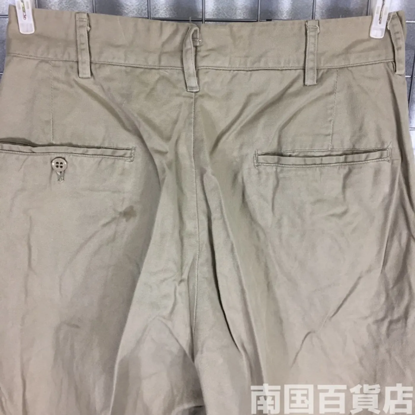 カーキードレスパンツ 30L 中古良品 記録写真7