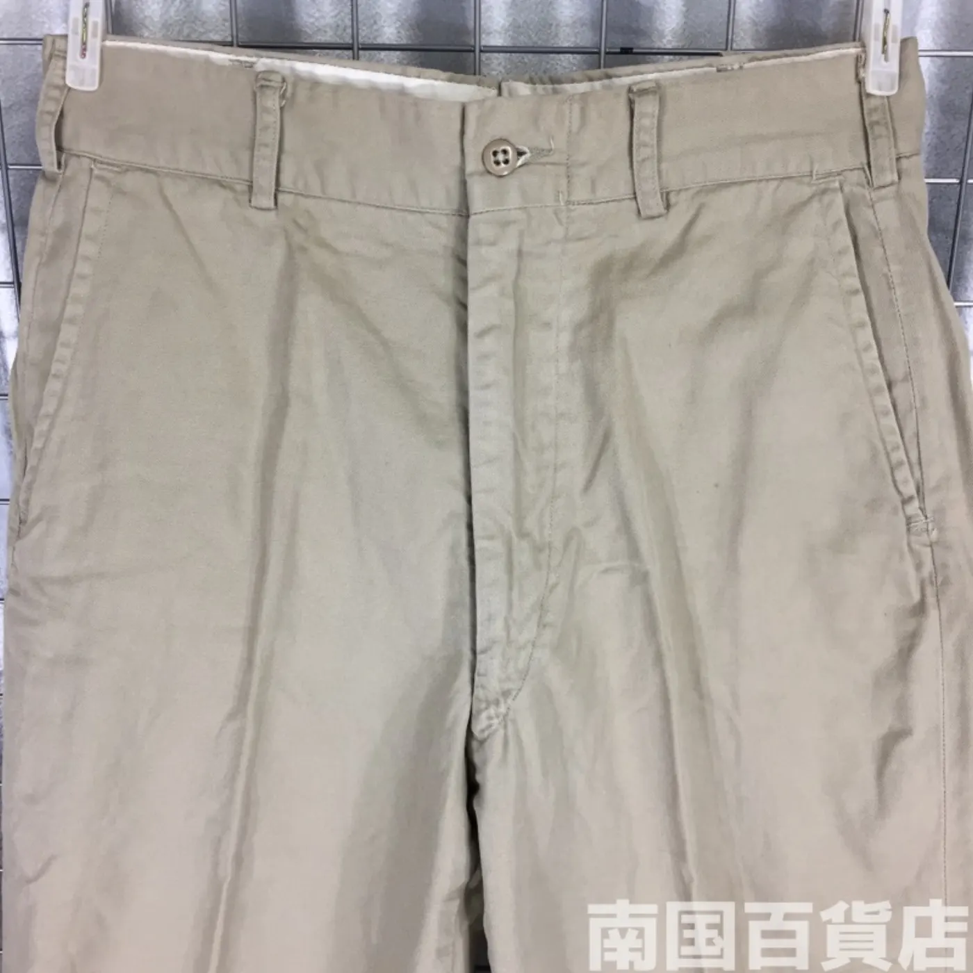 カーキードレスパンツ 30L 中古良品 記録写真4