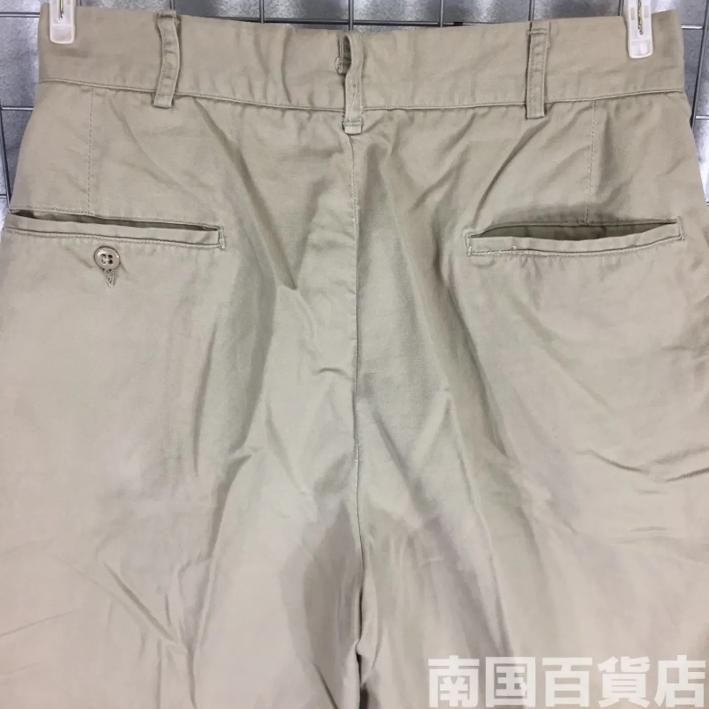 カーキードレスパンツ 30L 中古良品 記録写真6