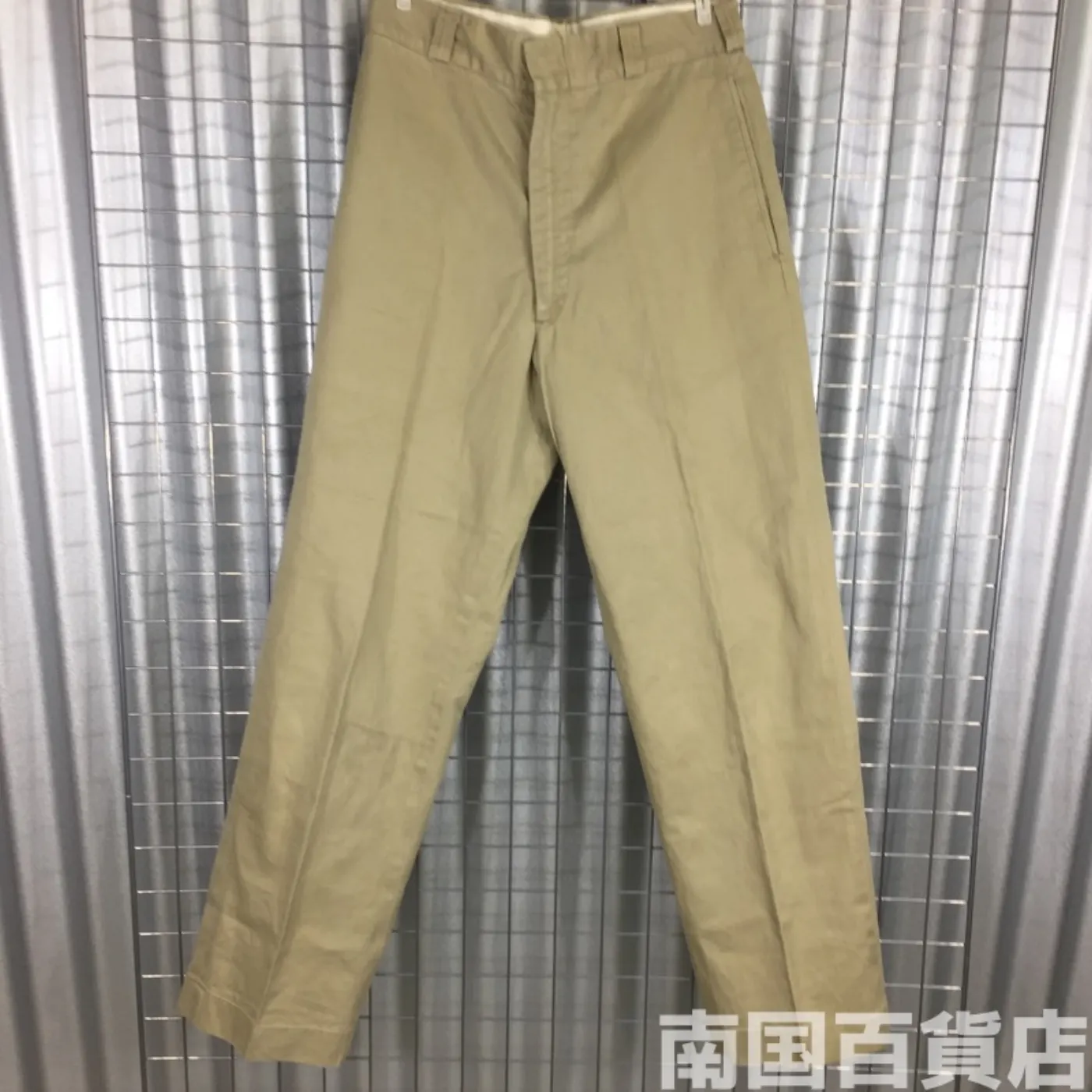 カーキードレスパンツ 30×31 中古良品 記録写真1