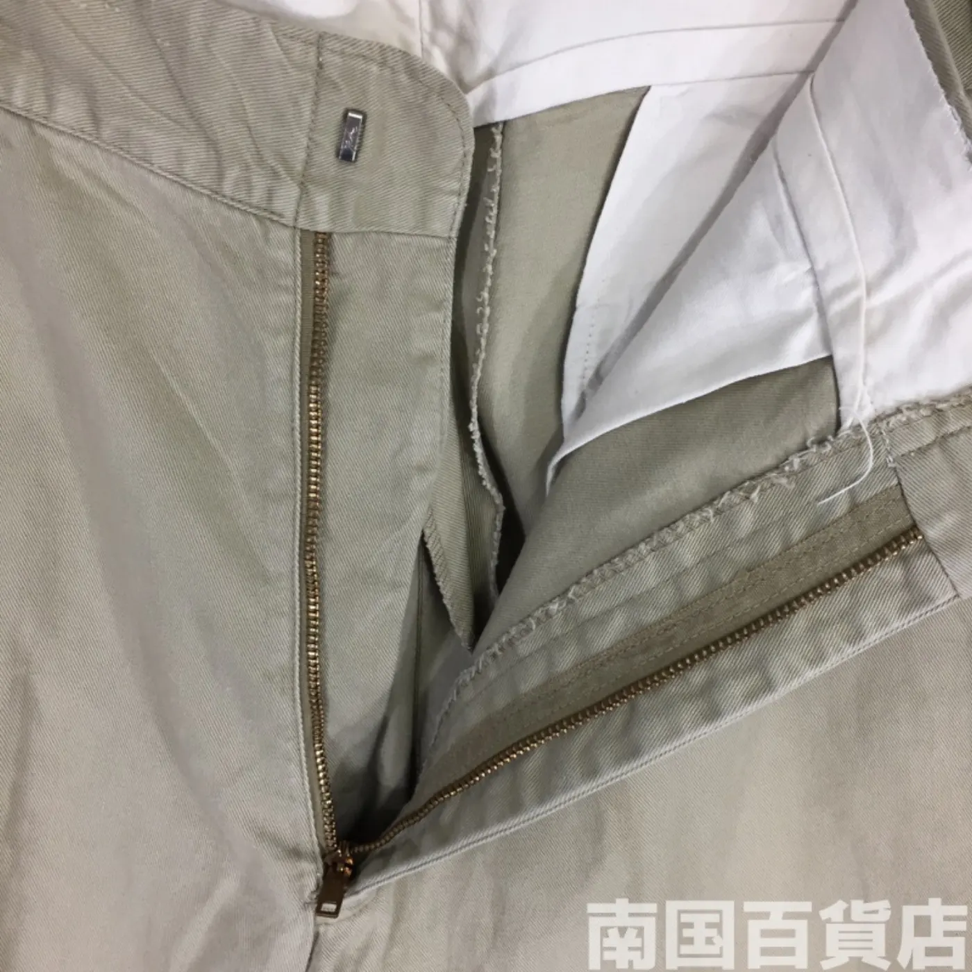 カーキードレスパンツ 30×31 中古良品 記録写真5