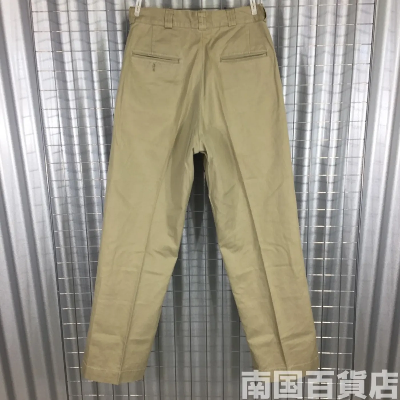 カーキードレスパンツ 30×31 中古良品 記録写真2