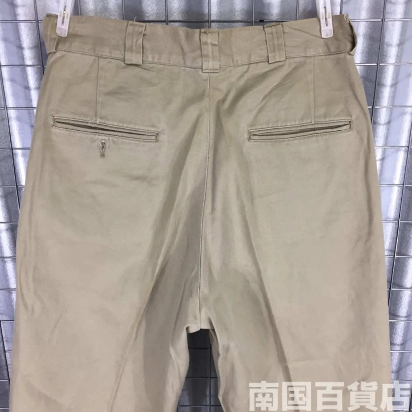 カーキードレスパンツ 30×31 中古良品 記録写真6