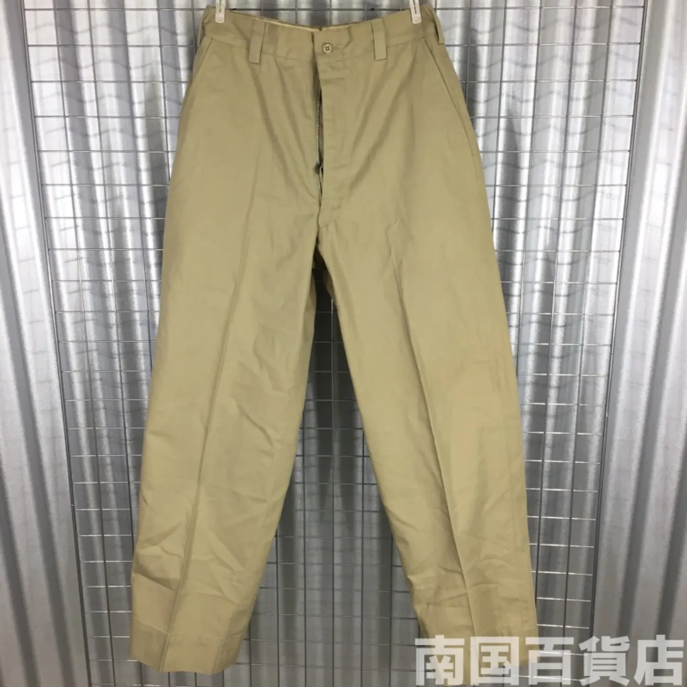 カーキードレスパンツ 30R 新品 記録写真1