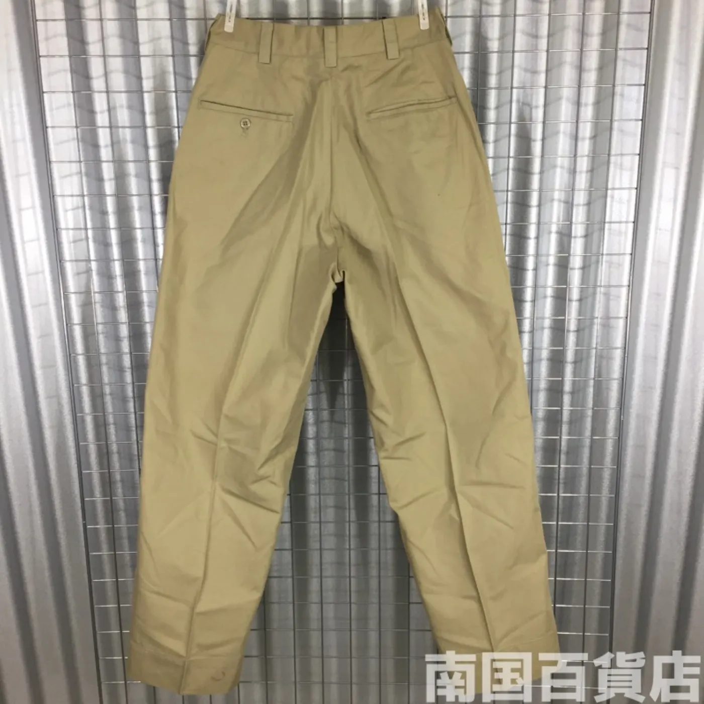 カーキードレスパンツ 30R 新品 記録写真2