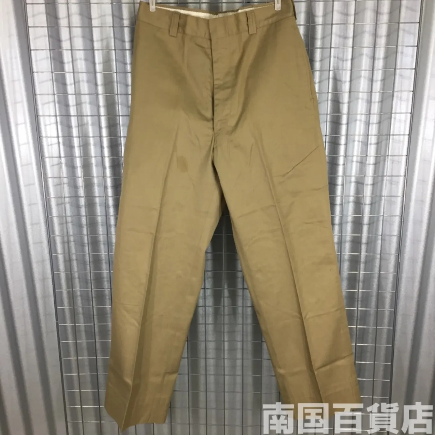カーキードレスパンツ 30R 新品 記録写真1