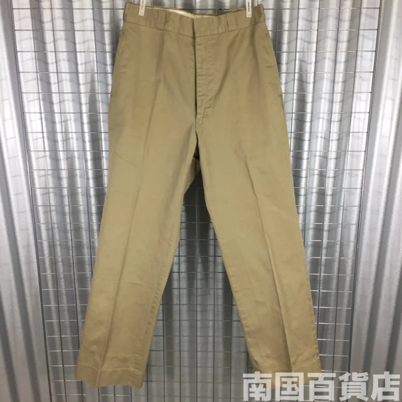 カーキードレスパンツ 30×31 中古良品 記録写真1