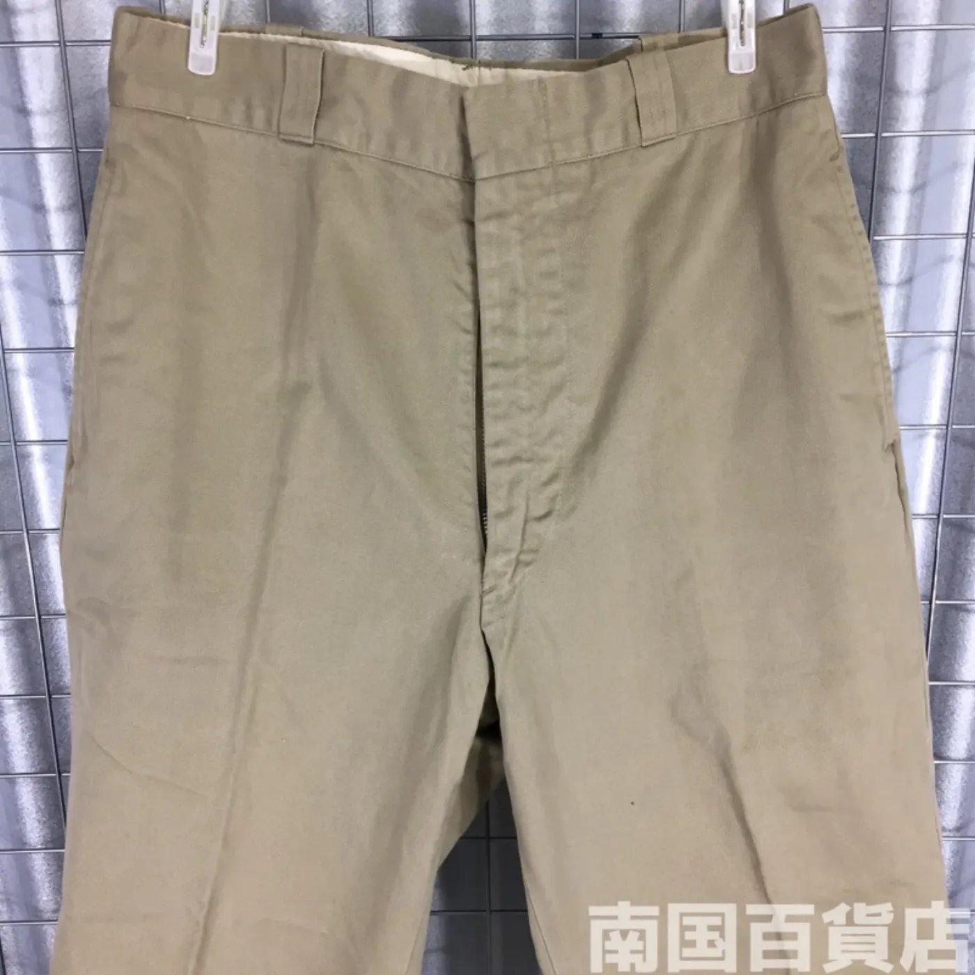 カーキードレスパンツ 30×31 中古良品 記録写真4
