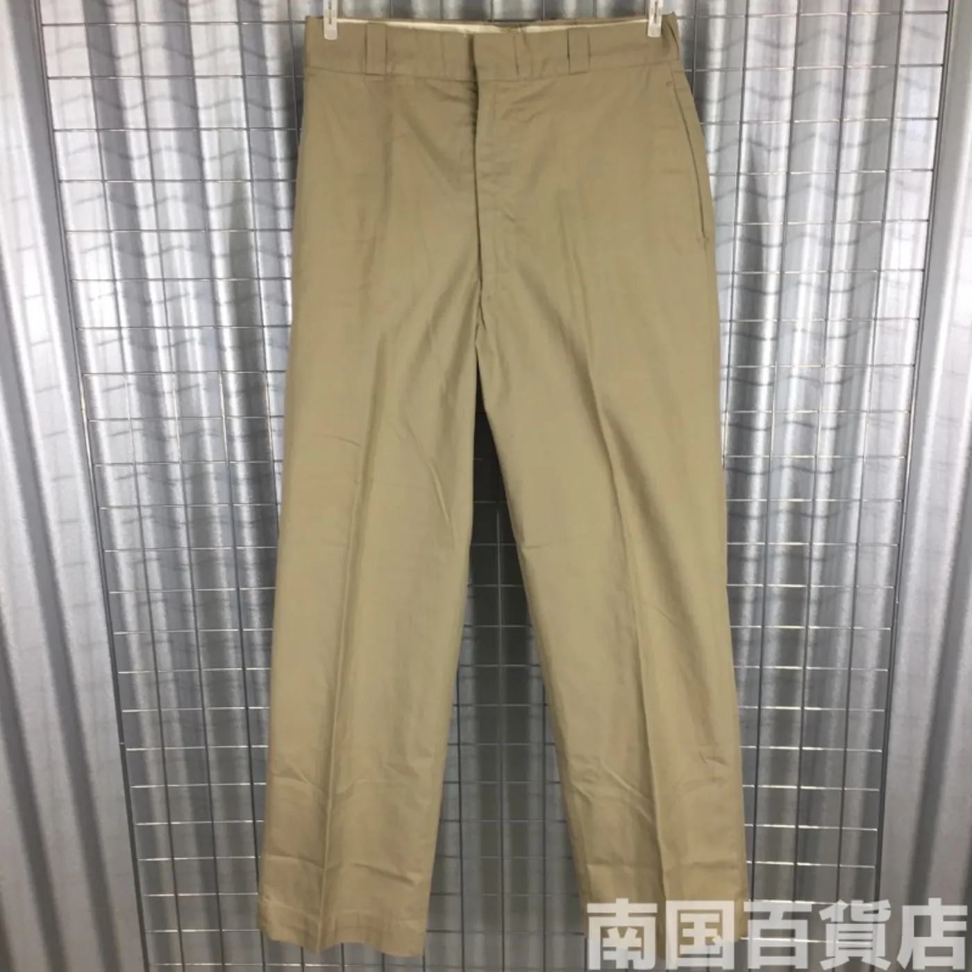 カーキードレスパンツ 30×31 新品 記録写真1