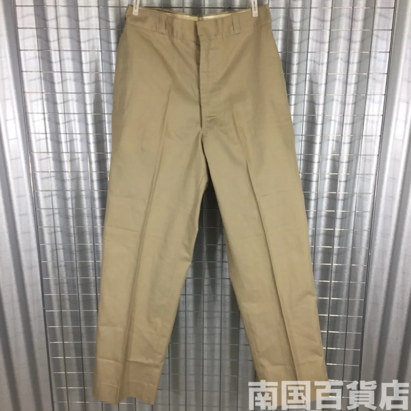 カーキードレスパンツ 30×31 新品 記録写真1