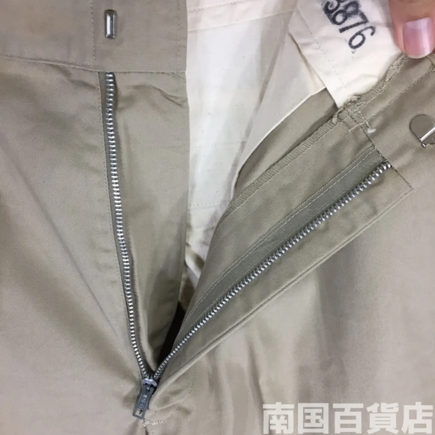 カーキードレスパンツ 30×31 新品 記録写真5