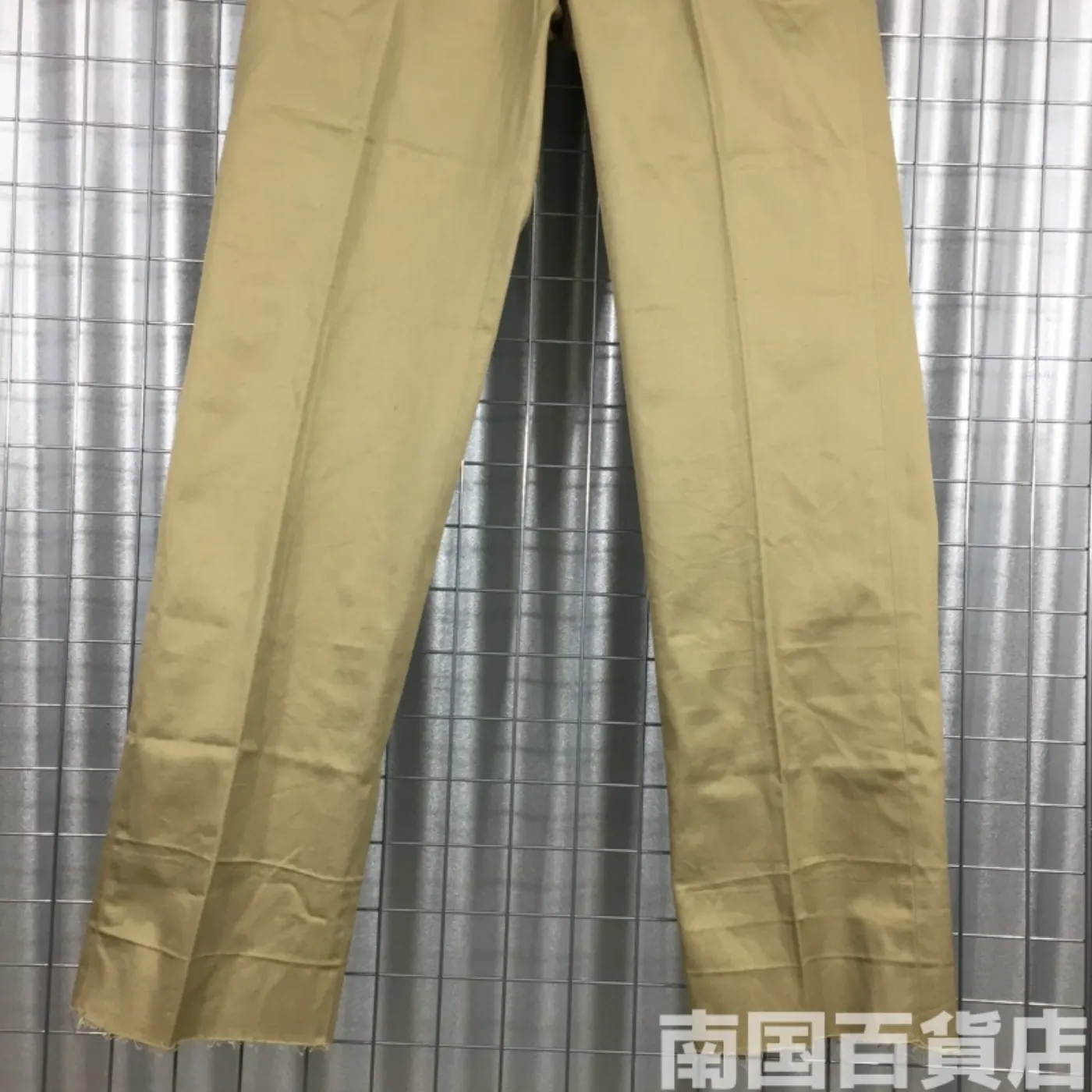 カーキードレスパンツ 30×31 中古品 記録写真9