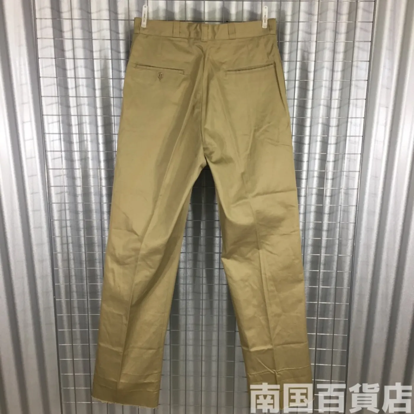 カーキードレスパンツ 30×31 中古品 記録写真2