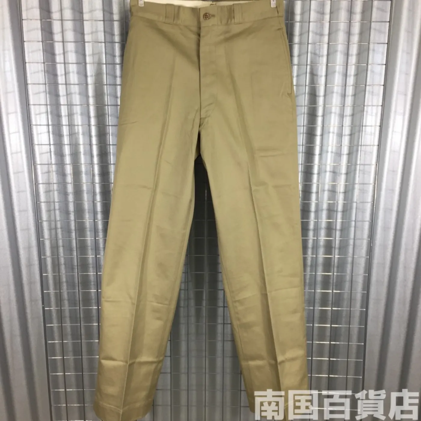 カーキードレスパンツ 30×31 新品 記録写真1