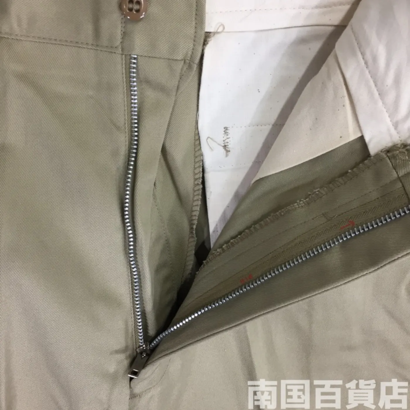 カーキードレスパンツ 30×31 新品 記録写真5