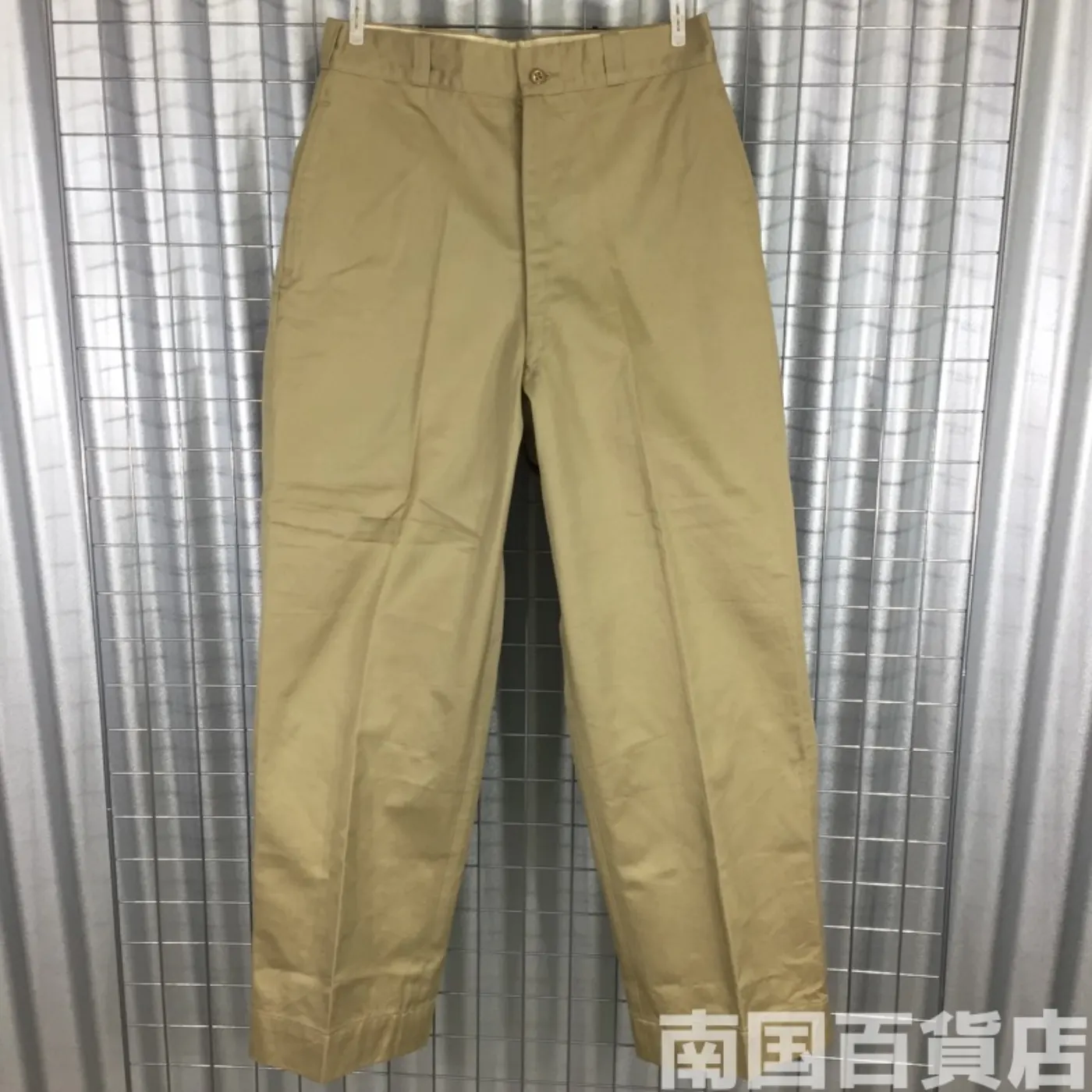 カーキードレスパンツ 30×31 新品 記録写真1