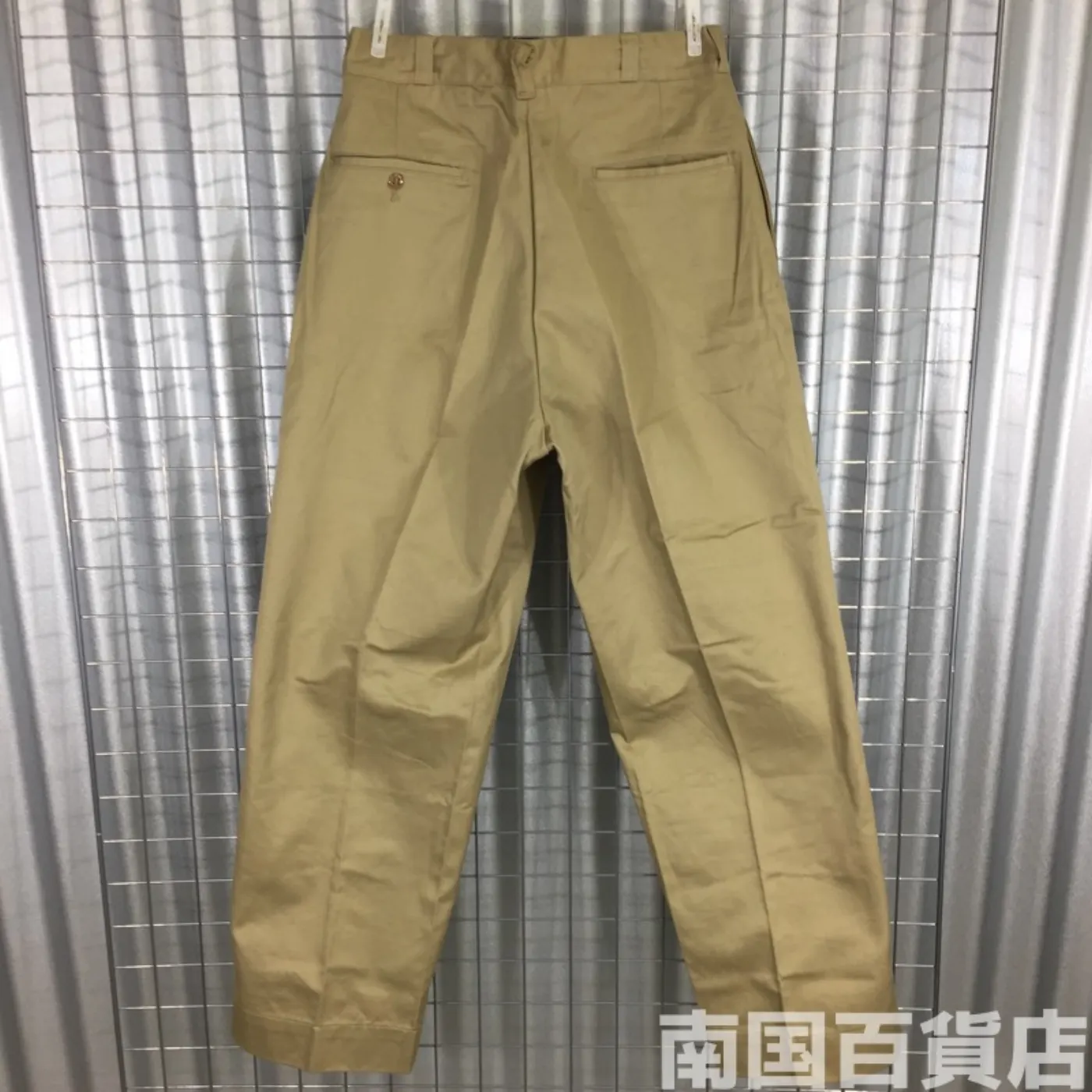カーキードレスパンツ 30×31 新品 記録写真2