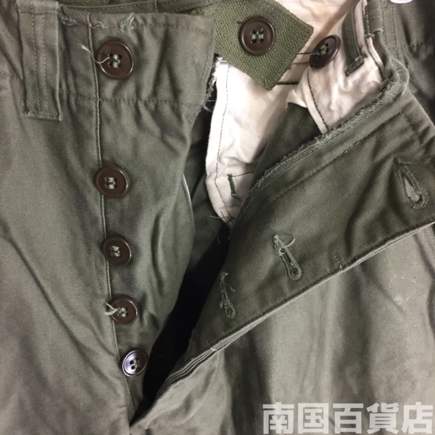 M65 フィールド パンツ 30×30 中古良品 サスペンダー付 記録写真5