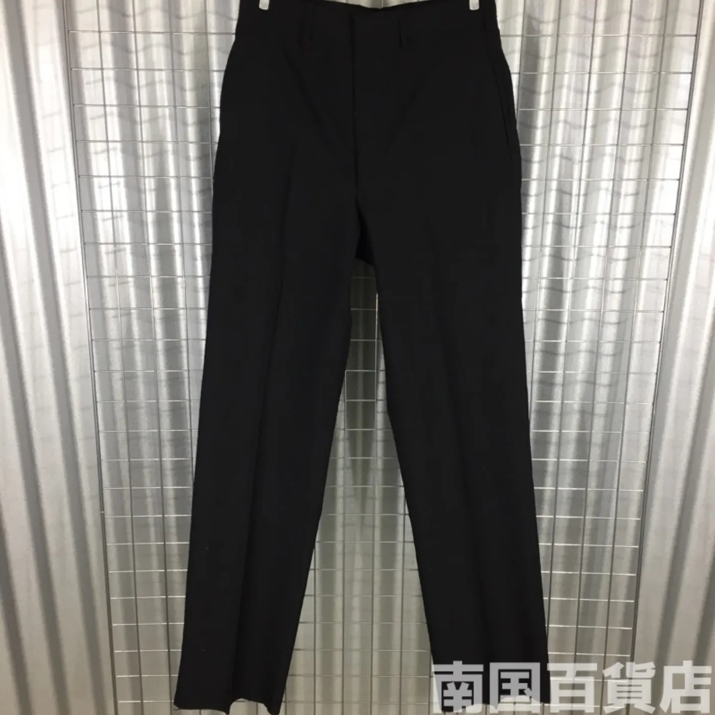 TROUSERS MENS POLYWOOL TROPICAL WASHABLE BLUE 3346 NAVY CLASS 15 30R 新品 記録写真1