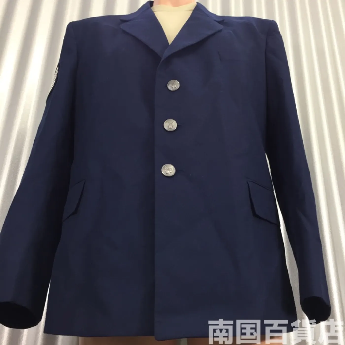 COAT MAN’S AIR FORCE BLUE 46R 中古良品 記録写真8