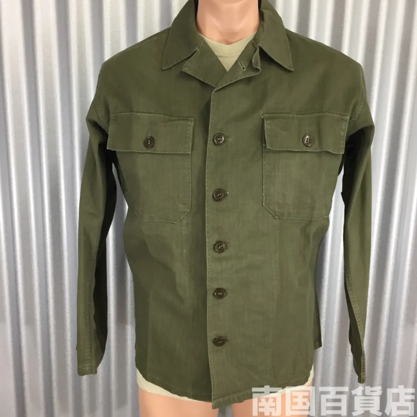 ユーティリティーシャツ サイズ不明 中古良品 記録写真1